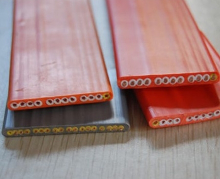 硅橡胶绝缘耐高温、防腐、耐油扁平电缆
